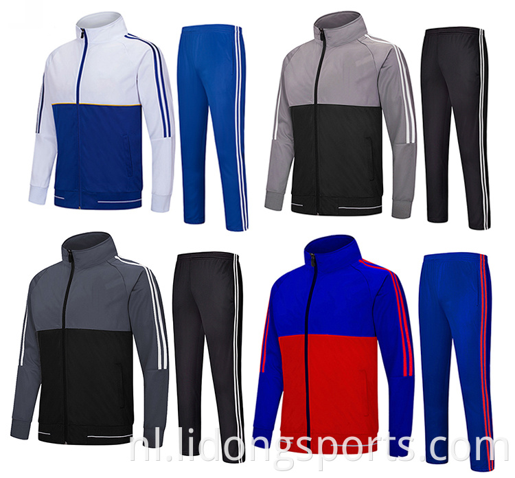 Aangepaste hoogwaardige sportkleding atletisch lopende sportkleding jassen met een geweldige prijs